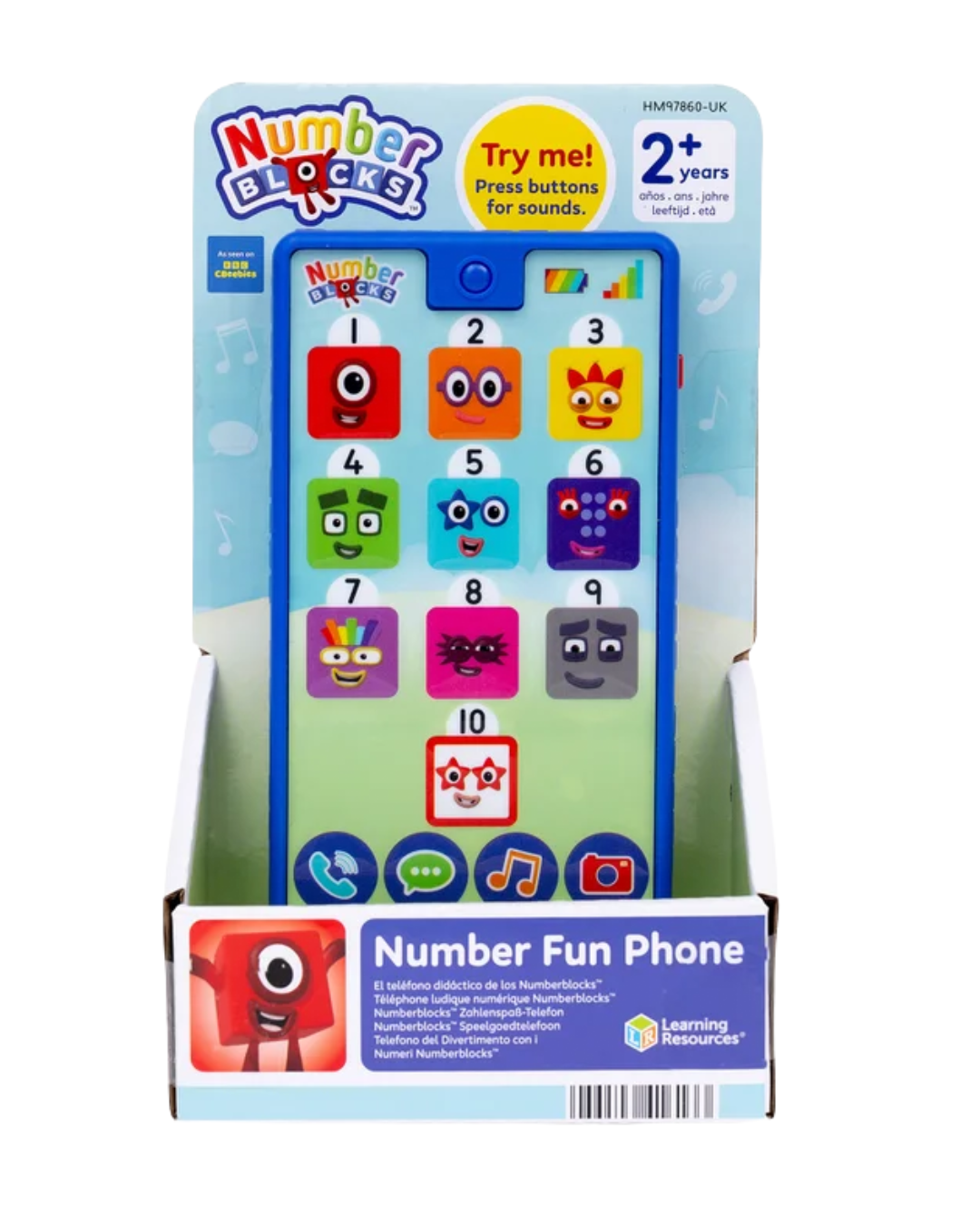 Learning Resources – Numberblocks™ Zábavný telefon s čísly (Numberblocks Number Fun Phone) 1